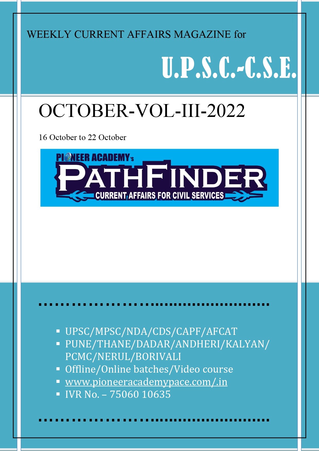 OCTOBER-VOL-III-2022